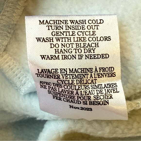 Z Supply Women’s Play On Fleece Shorts Size Small In Sky Blue - Picture 8 of 10